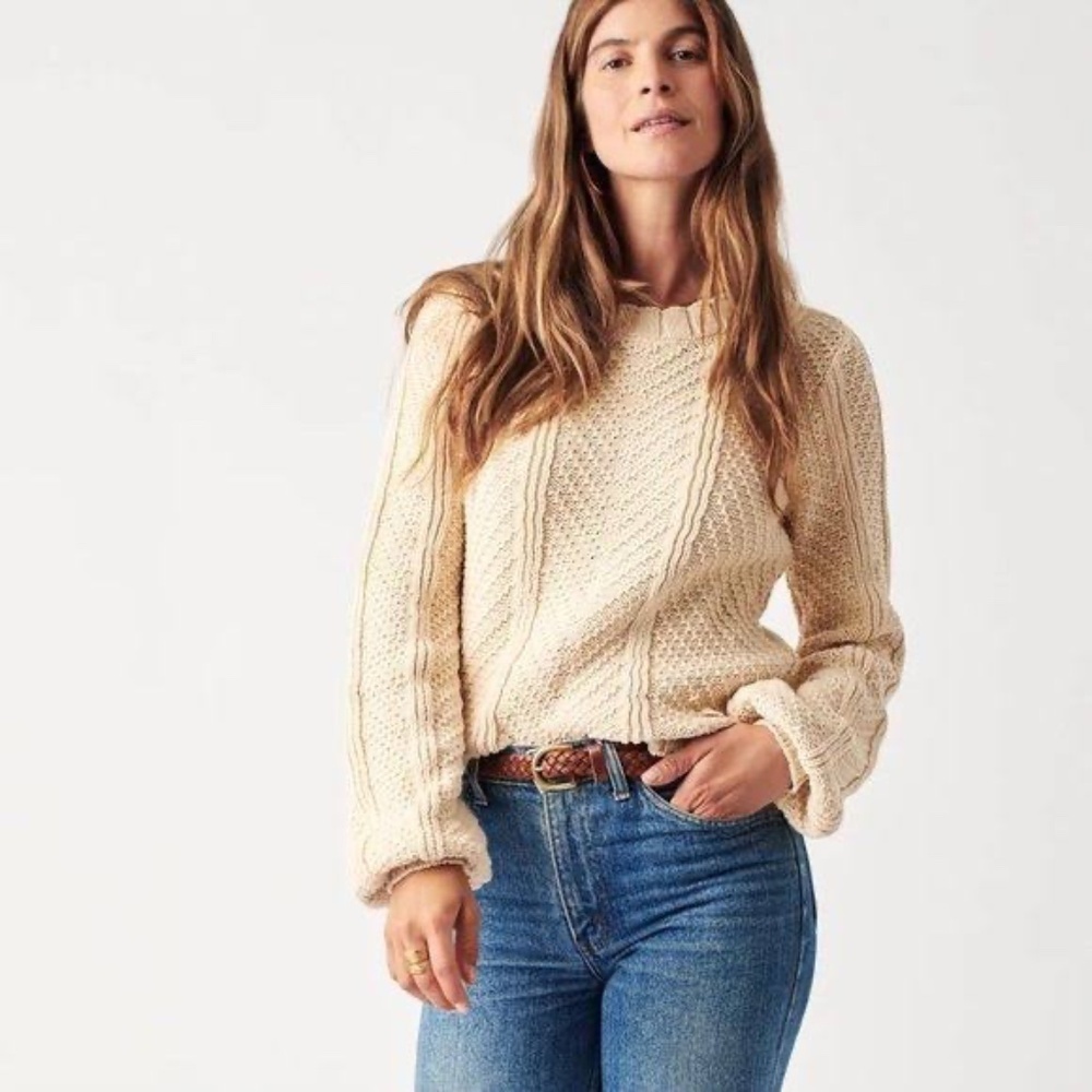 Faherty Becket Fisherman Sweater